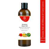 Natuur Sesame hair oil - Hibiscus and Curry leaves 200ml